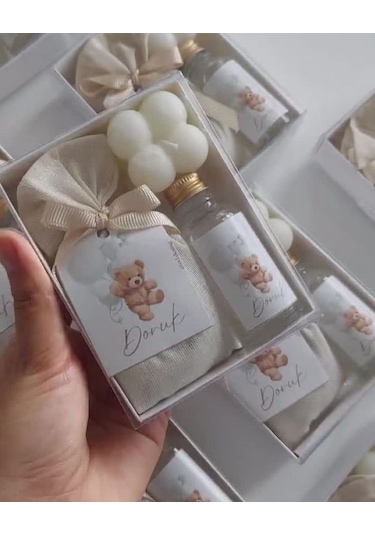 Kişiselleştirilebilir Lavanta Keseli Set 25adet