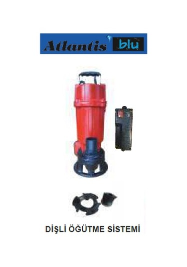 Atlantis Ogutucu 0.55m- 0.75 Hp 220v Tam Öğütücülü Dalgıç Pompa