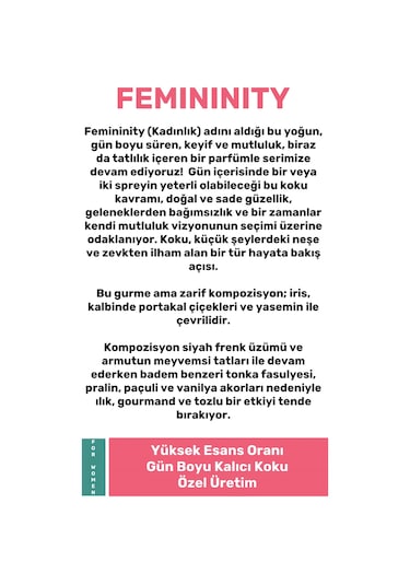 Green Path Femininity Kadın Parfüm EDC 50 ML