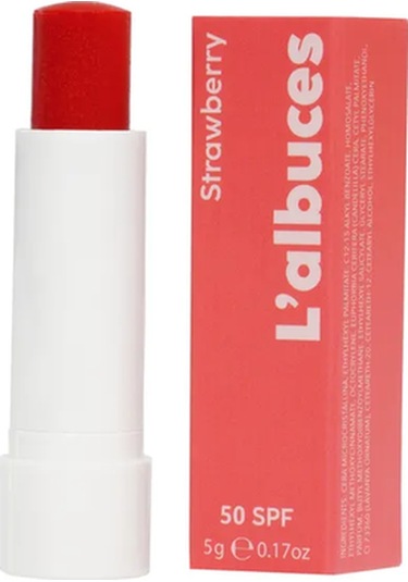 L'albuces Strawberry Lip Balm Dudak Nemlendirici SPF50 2'li
