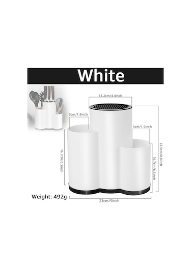Beyaz Depolama Rafı Bıçak Tutucu Ev Mutfak Eşyaları Bıçaklar Ve Sofra Takımı Depolama Rafı Mutfak Entegre Depolama Bıçak Tutucu Silindir Kombinasyonu Beyaz Depolama Rafı Bıçak Tutucu Ev Mutfak Eşyaları Bıçaklar Ve Sofra Takımı Depolama Rafı Mutfak Entegre Depolama Bıçak Tutucu Silindir Kombinasyonu