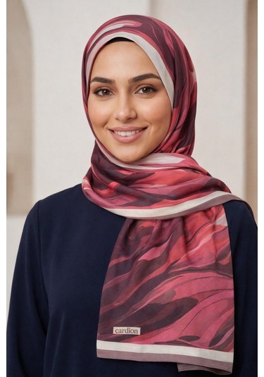 Cardion Pamuk İpek Şal - 70 X 180 - 06302 Pembe