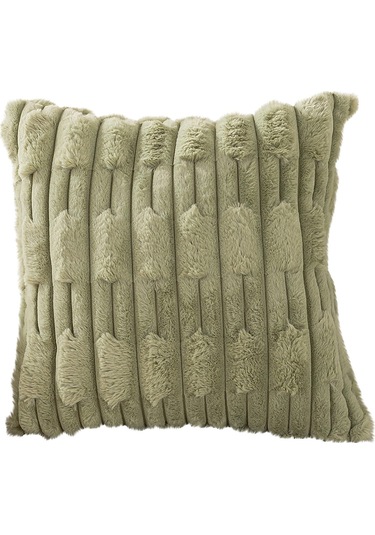 Peluş Yastık Kılıfı Çift Taraflı Üç Boyutlu Yastık Kılıfı Oturma Odası Kanepe Dekoratif Yastık Kılıfı Yumuşak Bel Yastığı 45 45cm Diğer