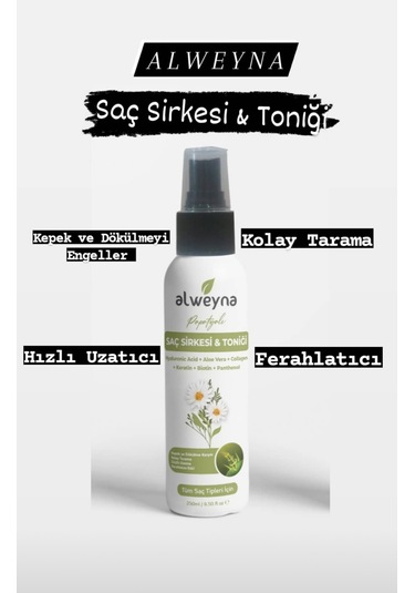 Alweyna Papatyalı Saç Sirkesi & Toniği 250 ML