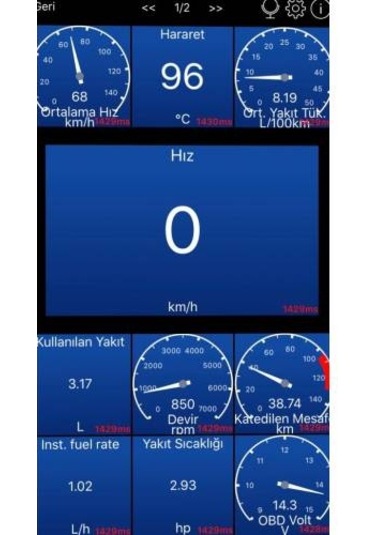 elm327 obd cihazı 1.5 versiyon pic18f25k80 çipli