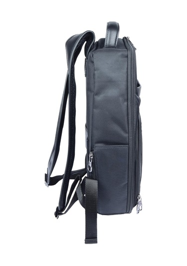 Erkek Deri Sırt Çantası-135519 Siyah