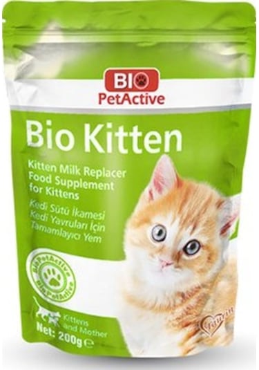 Pet Active Kitten Milk Powder Yavru Kediler İçin Süt Tozu 200 Gr