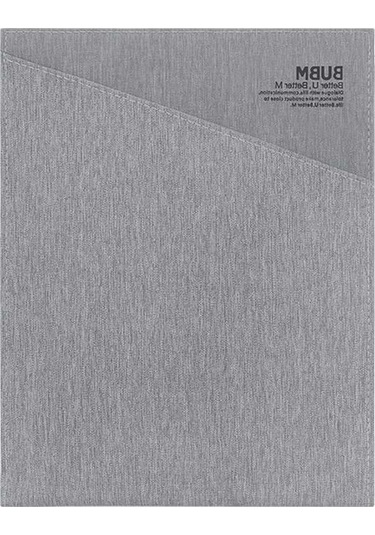 Didadodo Toz Geçirmez Hafif İpad Çantası - Dayanıklı Kumaş, Gri & Siyah, 112 Karakter Açık Açık Gri