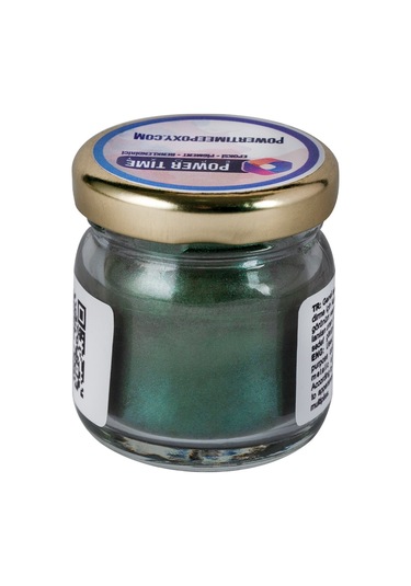 Sedefli Metalik Toz Pigment Boya / Zümrüt Yeşili / Epoksi Için