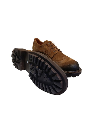 Lufian Danı Erkek Casual Süet Ayakkabı Camel
