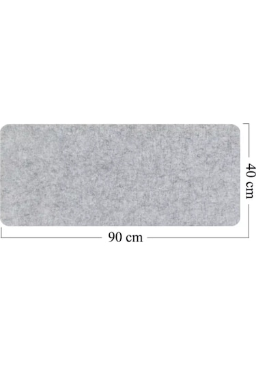 Mousepad Masa Üstü Koruyucu 3mm Keçe Klavye Pc Notebook Altı A3