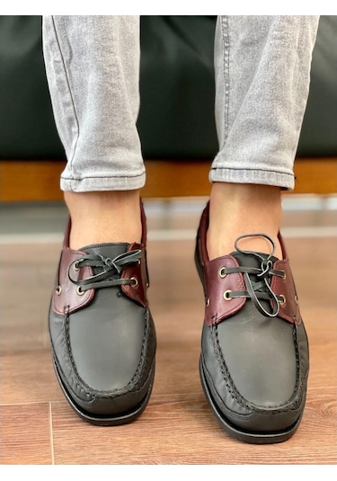 Muggo Dexter Hakiki Deri Erkek Günlük Klasik Casual Ayakkabı