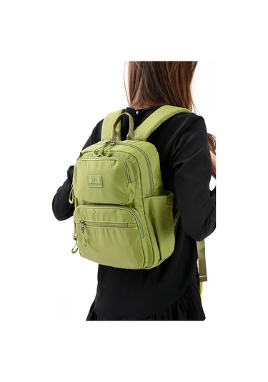 Ultra Hafif Şik Ve Su Geçirmez Orta Boy Sırt Çantası Yeşil Model: 571-13-9d Yeşil