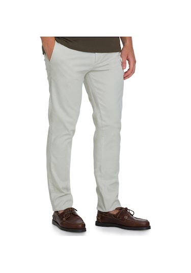 Hatemoğlu Mavi Regular Fit Yandan Cepli Kanvas Pantolon 34599 Mavi
