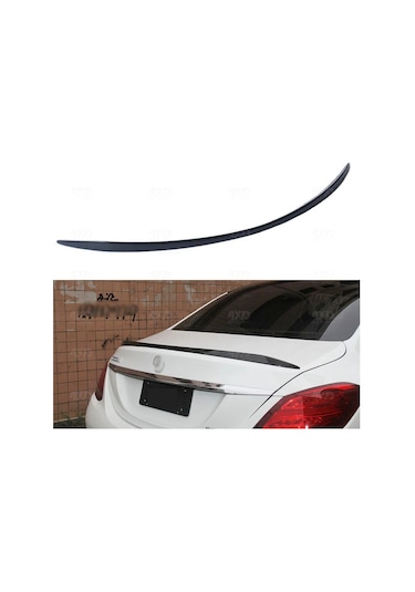 Mercedes w205 bagaj üstü spoiler c63 2015+ c180 siyah boyalı
