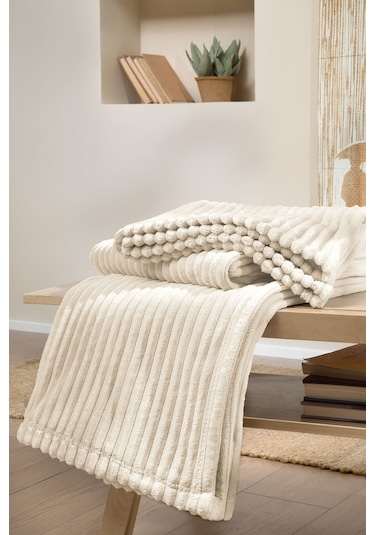 Yataş Holly Wellsoft Tv Battaniyesi 140x190 Cm - Şampanya