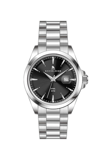 Navimarine Gümüş Çelik Kordon Erkek Kol Saati L-nt0027-2 Gümüş
