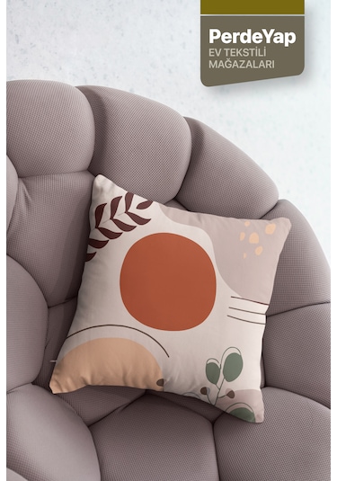 Yaz Esintisi Ve Çiçekleri Desenli 4lü Kırlent Kılıfı