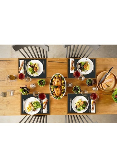 Adawall Home Harry Potter Characters Kumaş Amerikan Servis 4'lü Çok Renkli