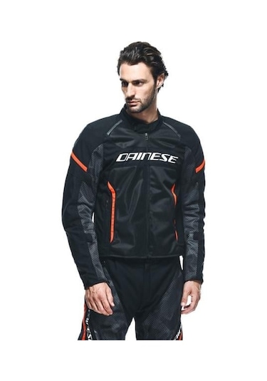 Dainese Air Frame 3 Black Red Fluo Tekstil Mont