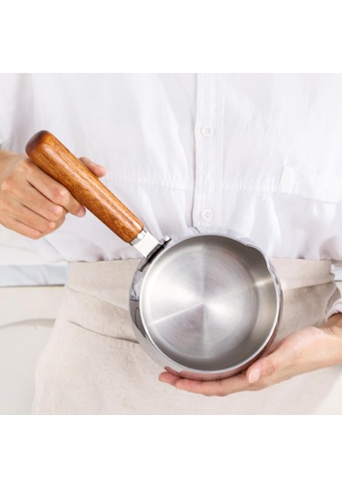 Homyl Paslanmaz Çelik Süt Tencereleri Kolay Temizlenen Kapaklı