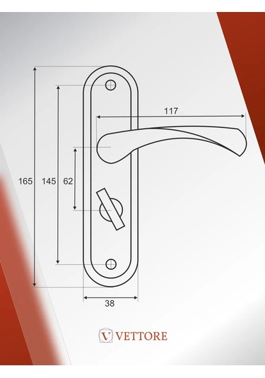 Vettore Altın Kaplamalı Plakada Kapı Kolu 142943423