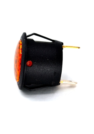 Sarı Göz Lambası 12v Led 23mm Gösterge İkaz