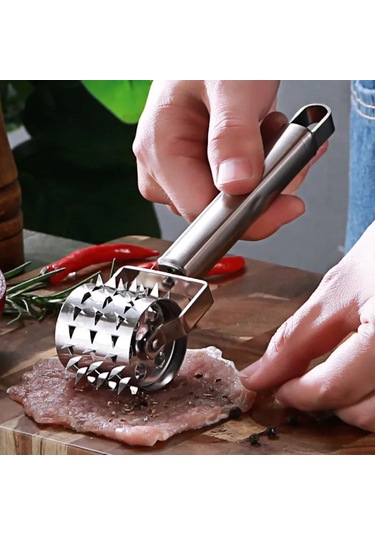 Liangmei 1 Adet Paslanmaz Çelik Et Tenderizer Kıyıcı Rulo Çekiç Inox
