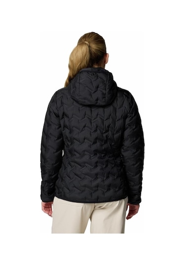 Columbia Wk2769 Delta Rıdge Iı Down Hooded Jacket Kadın Siyah Mont Siyah Siyah