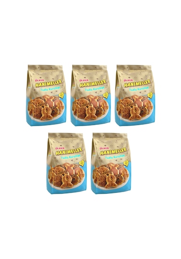 Ülker Hanımeller Karışık Tuzlu Kurabiye 5 x 150 G