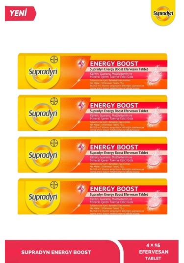 Supradyn Energy Boost 4 x 15 Efervesan Tablet