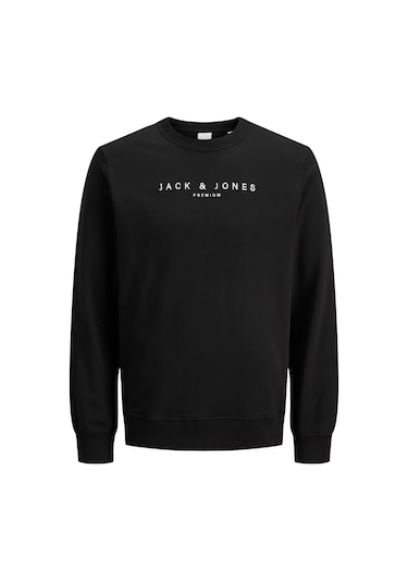 Jack & Jones Jayson Erkek Siyah Sweatshirt 12283436-b Siyah