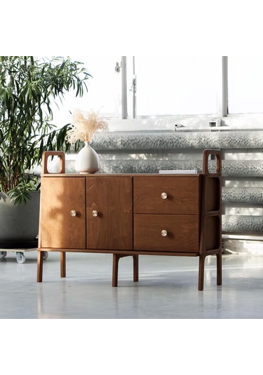 Woodesk Valle, Ahşap, Dolap Ve Konsol, 120x90, Tik Renk