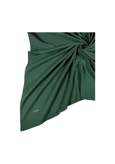 Tuana Eşarp Pamuk Jazz Eşarp 105x105cm Zümrüt