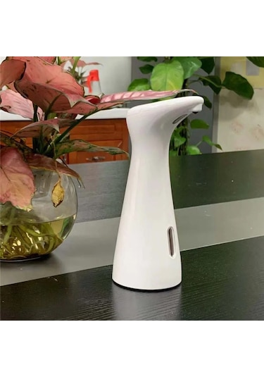 White-200ml Otomatik Sabunluk Kızılötesi Hareket Sensörü Sıvı Bulaşık Sabunu Dispenseri