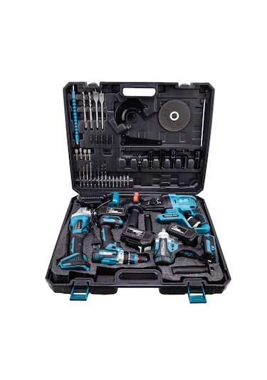 Chelikbei MK350 Akülü Vidalama Seti 5'li Mavi