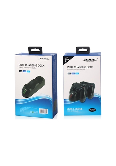 PS4 Slim Pro Dual Charging Dock Göstergeli Şarj İstasyonu Dobe