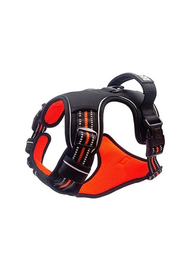 M-pets Hiking Reflektörlü Köpek Göğüs Tasması Turuncu Medium 40-75 Cm 244-58022.02 Renkli