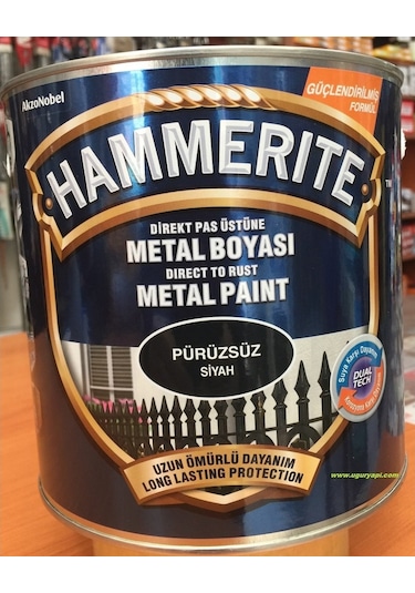 Marshall Hammerite Direk Pas Üstüne Metal Boyası 2.5 Lt