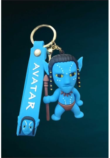Avatar Figürlü Büyük Boy Silikon Anahtarlık