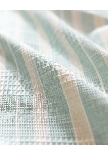 Darvell Tek Kişilik Ecocell Baskılı Pike Takımı 8684427021286 Yeşil