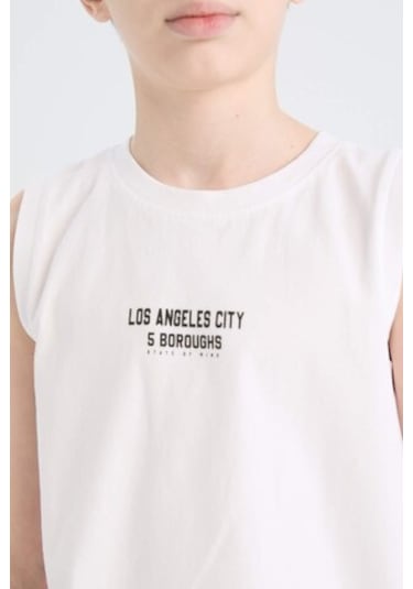 DeFacto Erkek Çocuk Bisiklet Yaka Atlet E0192A825HSWT34