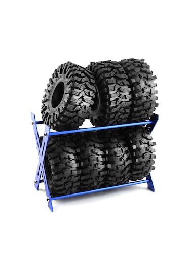 Reedark Dönebilir V8 Motor Tamir Standı - Mavi Çelik, 150x90x120mm