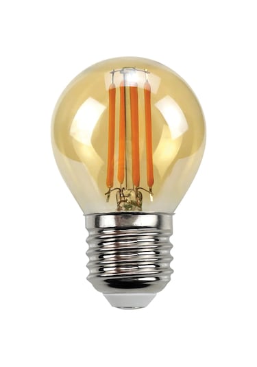 7 Adet Noas Yl92 2010 Flament 4w Led Ampul Amber 1800k E27 Duy