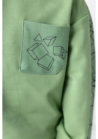 Zeyland Erkek Çocuk Cep Detaylı Sweatshirt-yesıl Yeşil