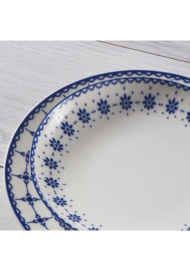 GÜRAL ATİNA 24 PARÇA 6 KİŞİLİK BONE YEMEK TAKIMI - 1614