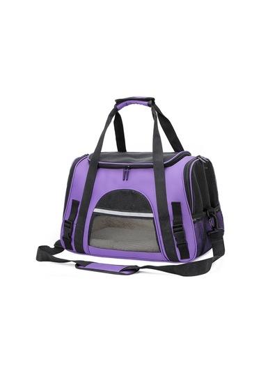 Samdoo Küçük Boy Gri Evcil Hayvan Taşıyıcı Çanta: Nefes Alıcı Köpek Kedi Seyahat Çantası, Araç Uyumlu, Askılı Ve Yumuşak Yastık İle