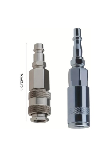 Dashanshop 2 Adet Avrupa Stili Hortum Bağlantı Adaptörü Kompresör Parçaları