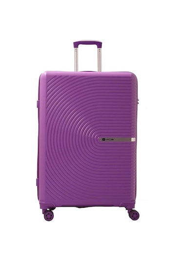 Mçs Mor Büyük Boy Polipropilen Valiz V374