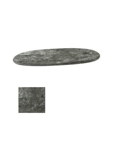 Werzalit Veya Wermodin Masa Tablası Oval 94x146 - Lucca Çok Renkli